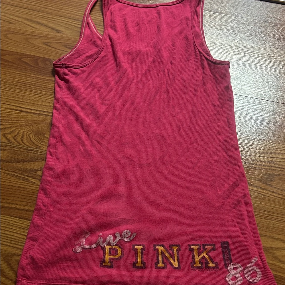 Victoria secret pink vintage tank size medium